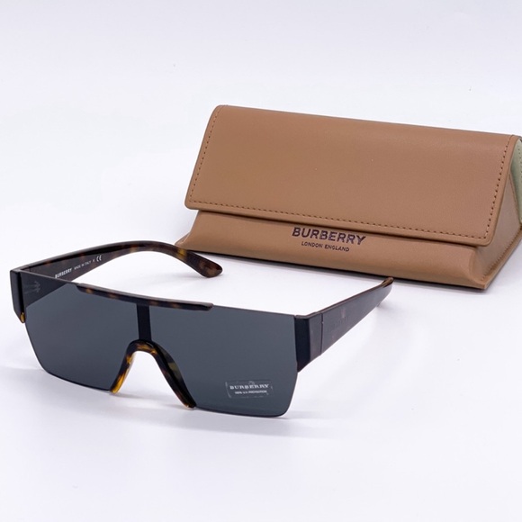 💯- NEW BURBERRY BE4291 3002/87 UNISEX SHIELD SUNGLASSES BURBERRY B 4291 - Picture 5 of 13
